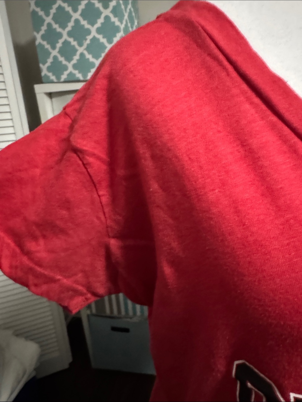 Champion Red Georgia Bulldogs V-Neck Tee - Picture 4 of 4